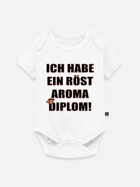 Grill Diplom Abschluss - Baby Premium Kurzarmbody - Weiß