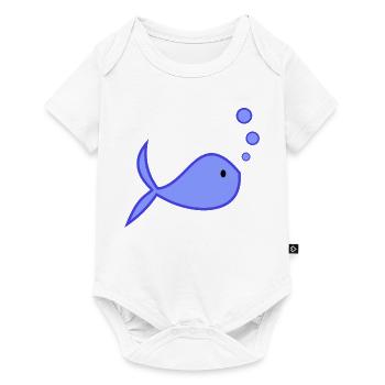 FISH. APRIL FOOL. HOLIDAY. SUMMER. HUMOR - Baby Premium short-sleeve bodysuit - white - Front