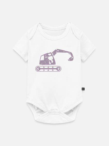 Bagger Baggerfahrer Baugeräteführer – - Baby Premium Kurzarmbody - Weiß