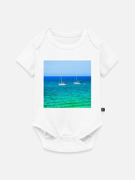 Summer Sailing - Baby Premium Kurzarmbody - Weiß