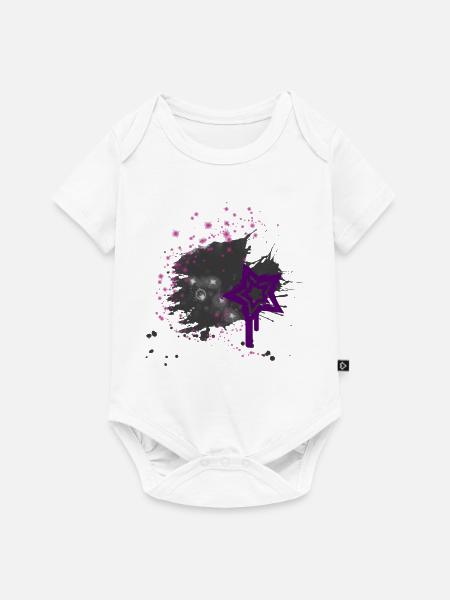 Star - Baby Premium Kurzarmbody - Weiß
