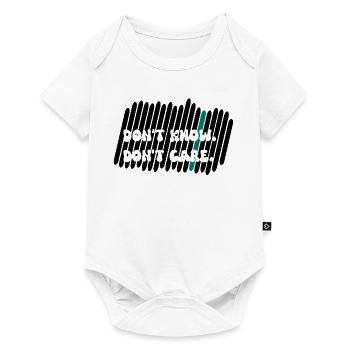 don't care - Baby Premium Kurzarmbody - Weiß - Vorne
