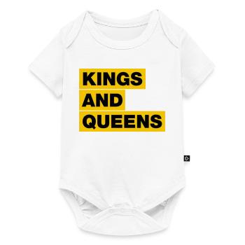 Kings and Queens / Könige und Königinnen - Baby Premium short-sleeve bodysuit - white - Front