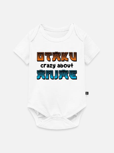 Otaku Statement Manga Comic Trickfilm Japanisch - Baby Premium Kurzarmbody - Weiß