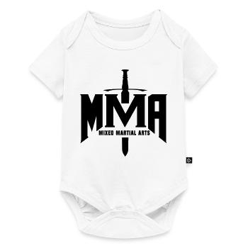 Arts martiaux mixtes MMA Design Sword - Body à manches courtes Premium Bébé - blanc - Devant
