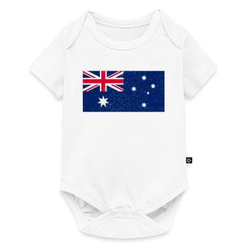 Australien - Baby Premium Kurzarmbody - Weiß - Vorne