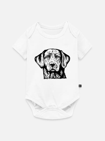 Labrador Retriever Portrait - Baby Premium Kurzarmbody - Weiß
