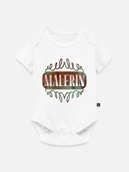 BERUF MALERIN - Baby Premium Kurzarmbody - Weiß