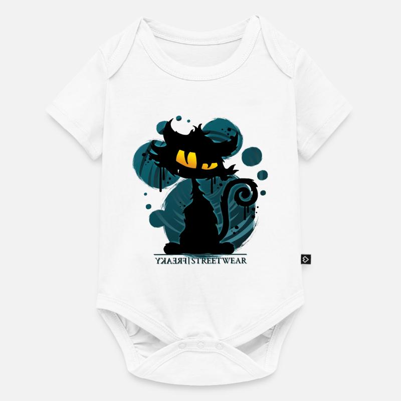 Chat Gaucho - Body à manches courtes Premium Bébé - blanc