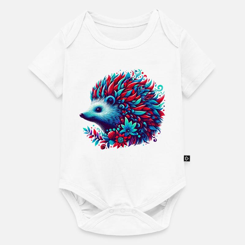 Hérisson - Body à manches courtes Premium Bébé - blanc