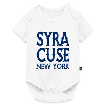 Syracuse - New York - États-Unis USA - Body à manches courtes Premium Bébé - blanc - Devant