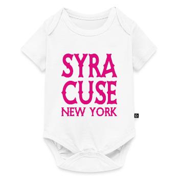 Syracuse - New York - États-Unis USA - Body à manches courtes Premium Bébé - blanc - Devant