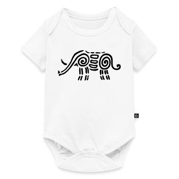 Elephant1 - Baby Premium short-sleeve bodysuit - white - Front
