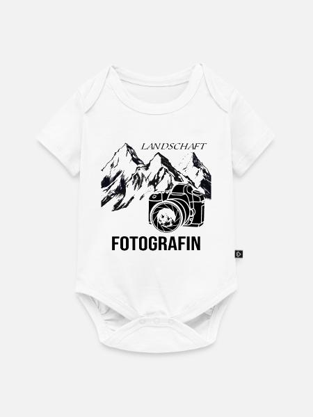 Landschaftsfotografin - Baby Premium Kurzarmbody - Weiß