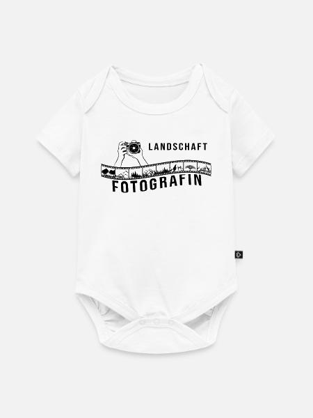 Landschaftsfotografin - Baby Premium Kurzarmbody - Weiß