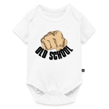 Oldschool (Vieille école) - Body à manches courtes Premium Bébé - blanc - Devant