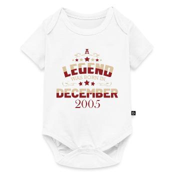 18th Birthday Legend December 2005 - Baby Premium short-sleeve bodysuit - white - Front