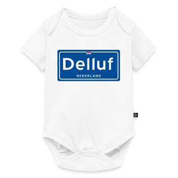 Delluf (Delft) town sign - Baby Premium short-sleeve bodysuit - white - Front