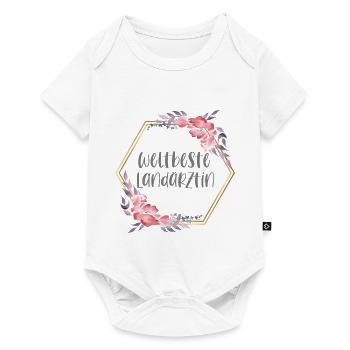 Landärztin Ärztin Doktorin Beruf Geschenk - Baby Premium Kurzarmbody - Weiß - Vorne