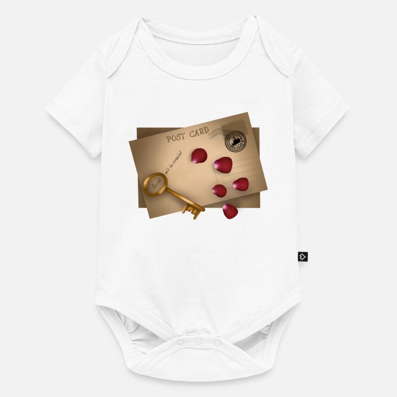 Post Card: Secrets will be released - Baby Premium short-sleeve bodysuit - white
