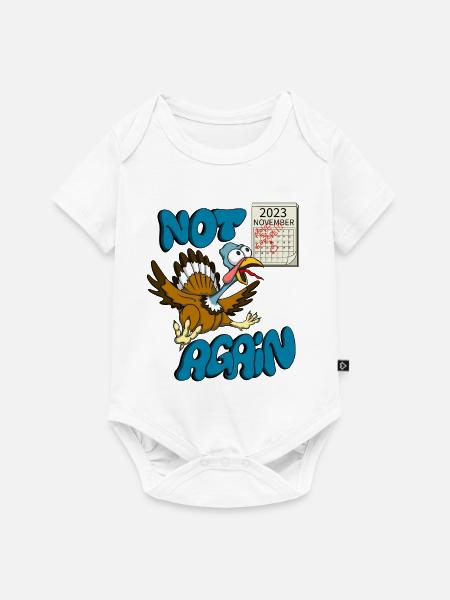 Danksagung - Baby Premium Kurzarmbody - Weiß