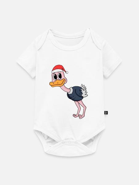 Strauß Weihnachten - Baby Premium Kurzarmbody - Weiß