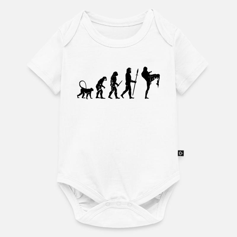 Kickboxer - Baby Premium Kurzarmbody - Weiß