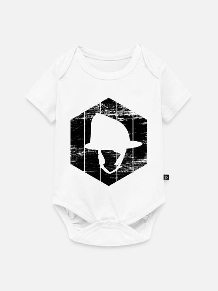 Feuerwehrhelm - Baby Premium Kurzarmbody - Weiß