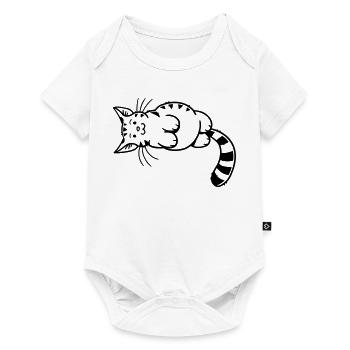 Cartoon Kitten - Baby Premium short-sleeve bodysuit - white - Front