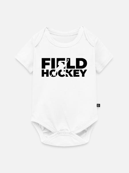 Feldhockey - Baby Premium Kurzarmbody - Weiß