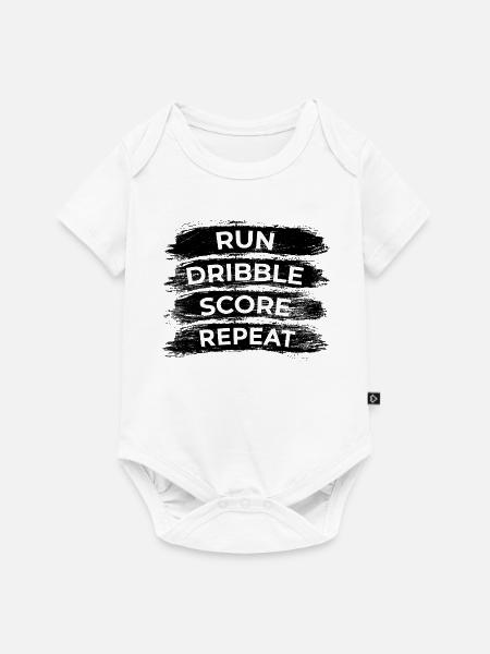 Feldhockey Techniken - Baby Premium Kurzarmbody - Weiß