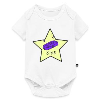 Étoile de savon - Body à manches courtes Premium Bébé - blanc - Devant