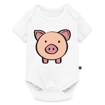 Porcelet - Body à manches courtes Premium Bébé - blanc - Devant