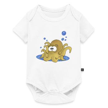 Octopus - Baby Premium short-sleeve bodysuit - white - Front