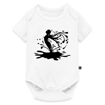 Silhouette and Indian ink - Baby Premium short-sleeve bodysuit - white - Front