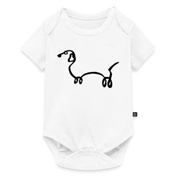 Sketch of the Black Dog - Baby Premium short-sleeve bodysuit - white - Front