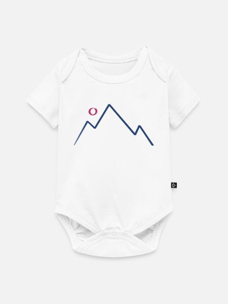 Mountain Sun - Baby Premium Kurzarmbody - Weiß