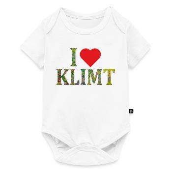 t-shirt J’aime Klimt t-shirt idée cadeau - Body à manches courtes Premium Bébé - blanc - Devant