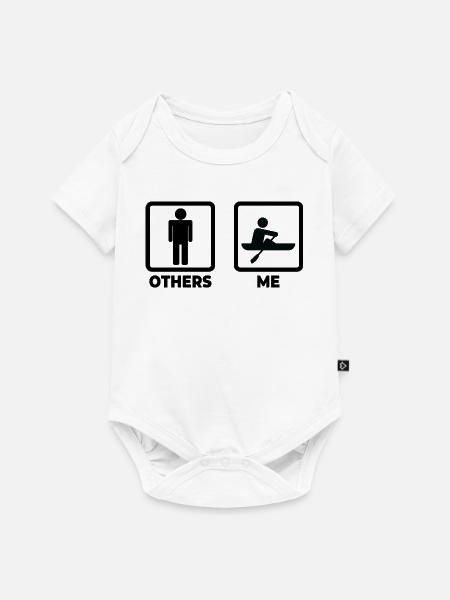 Ich als Ruderer - Baby Premium Kurzarmbody - Weiß