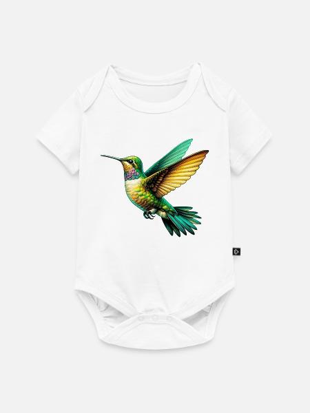 Kolibri - Baby Premium Kurzarmbody - Weiß