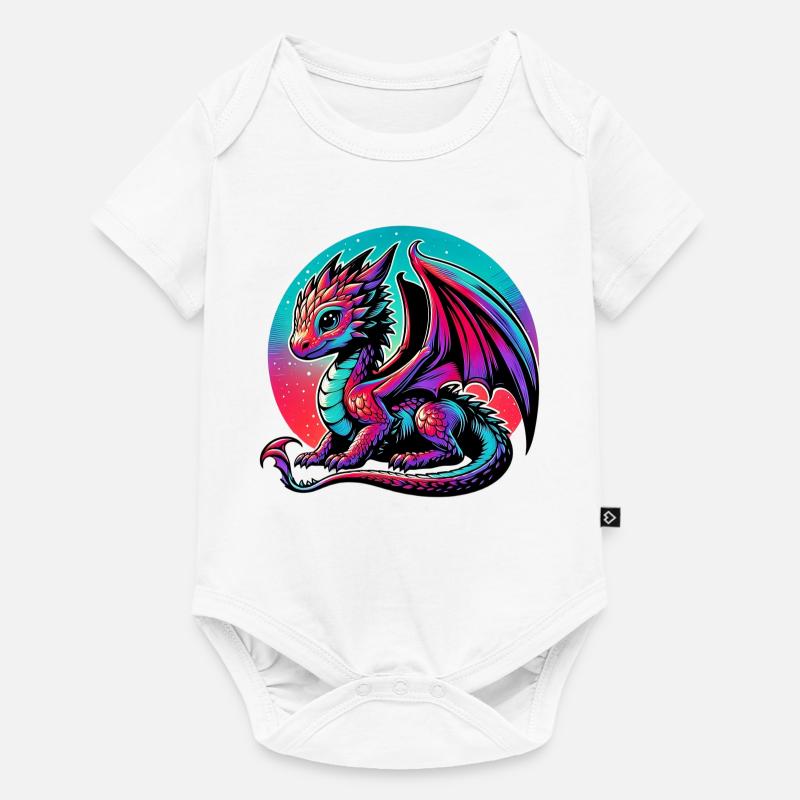 Dragon - Body à manches courtes Premium Bébé - blanc
