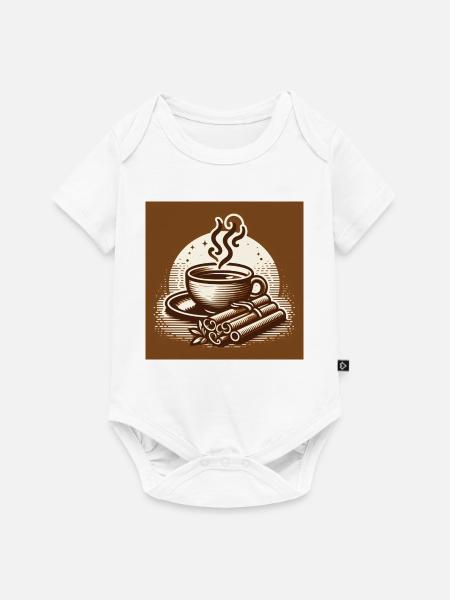 Teezeit - Baby Premium Kurzarmbody - Weiß