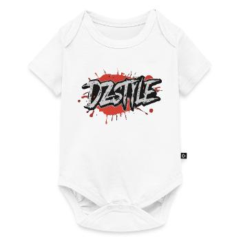 DZ Style Urbain - Graffiti Éclaboussure - Body à manches courtes Premium Bébé - blanc - Devant