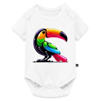 Tukan - Baby Premium Kurzarmbody - Weiß - Vorne
