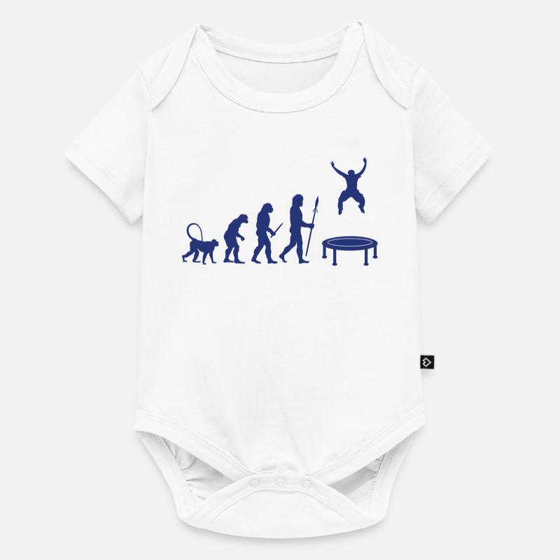 Développement du trampoline - Body à manches courtes Premium Bébé - blanc