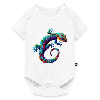Gecko - Baby Premium short-sleeve bodysuit - white - Front