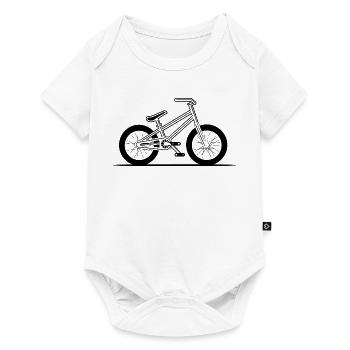 Croquis de vélo BMX - Body à manches courtes Premium Bébé - blanc - Devant