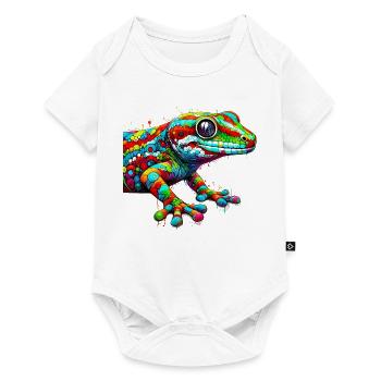 Gecko - Baby Premium short-sleeve bodysuit - white - Front