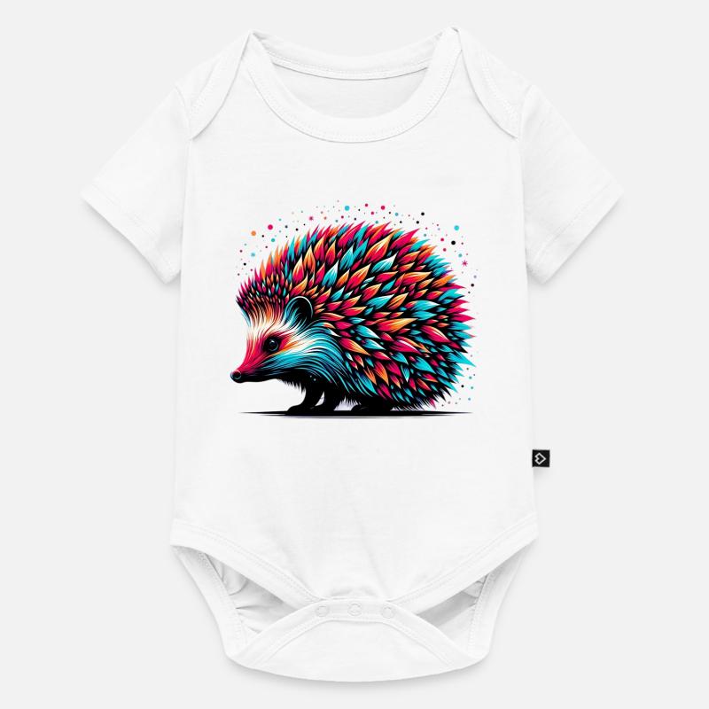 Hérisson - Body à manches courtes Premium Bébé - blanc