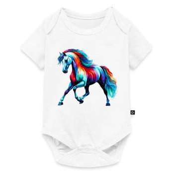 Cheval - Body à manches courtes Premium Bébé - blanc - Devant